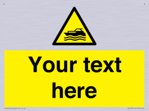 Custom Warning motorised watercraft